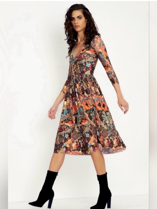 Blackmilk Dresses & Skirts - Blackmilk Sultan Humayan and His Brother in Nature 3/4 Sleeve Dress